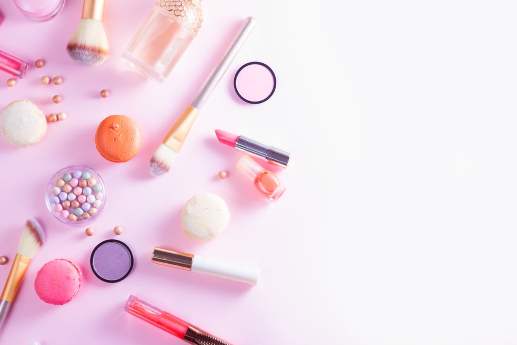 Make up Products and Macaroons